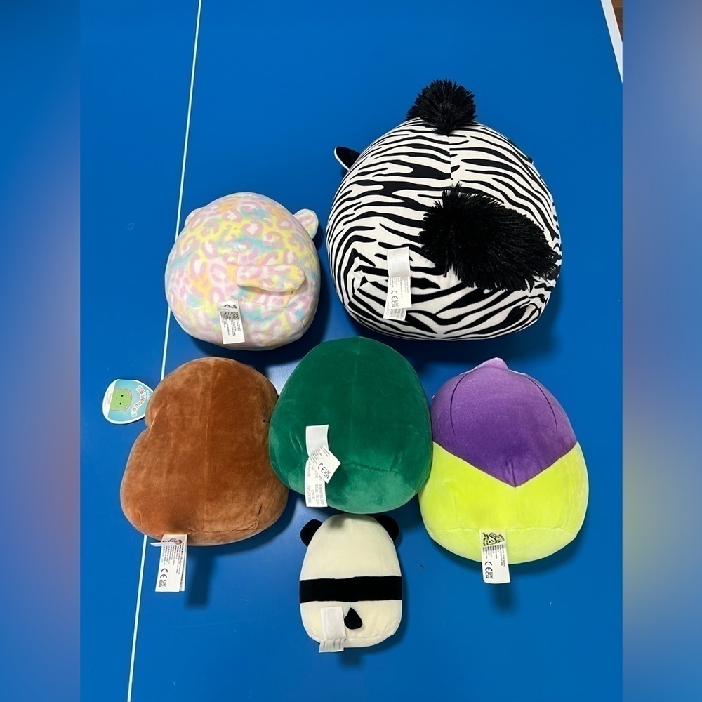 - Bundle of 6 Squishmallows. Never touched.